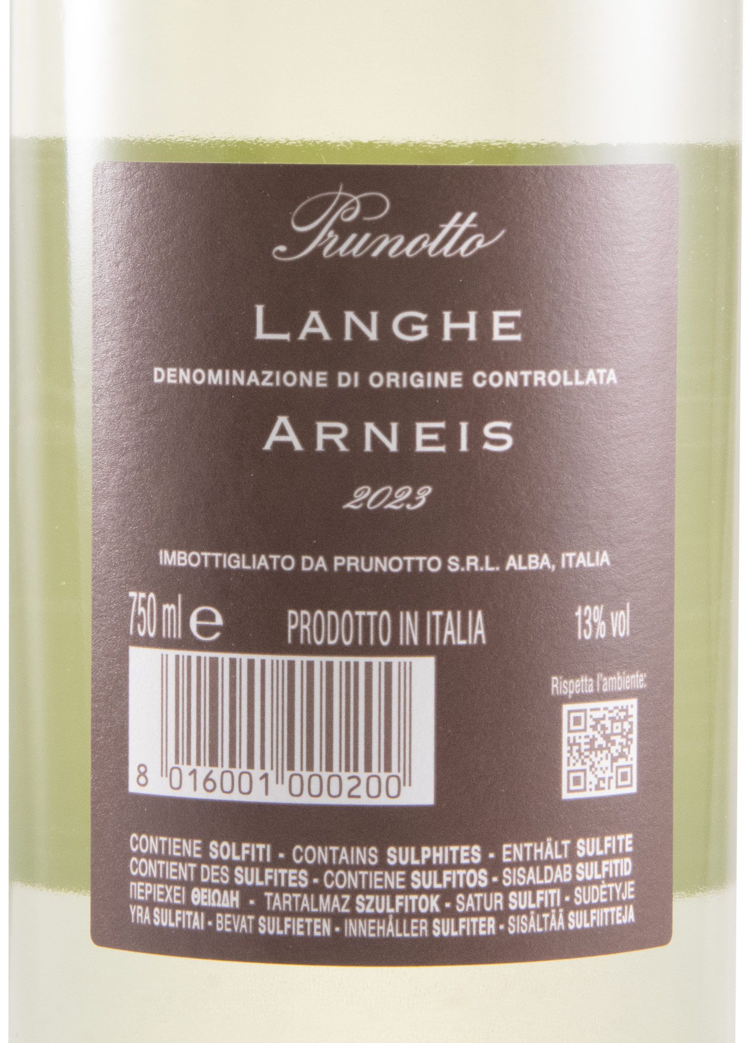 2023 Prunotto Arneis Langhe white