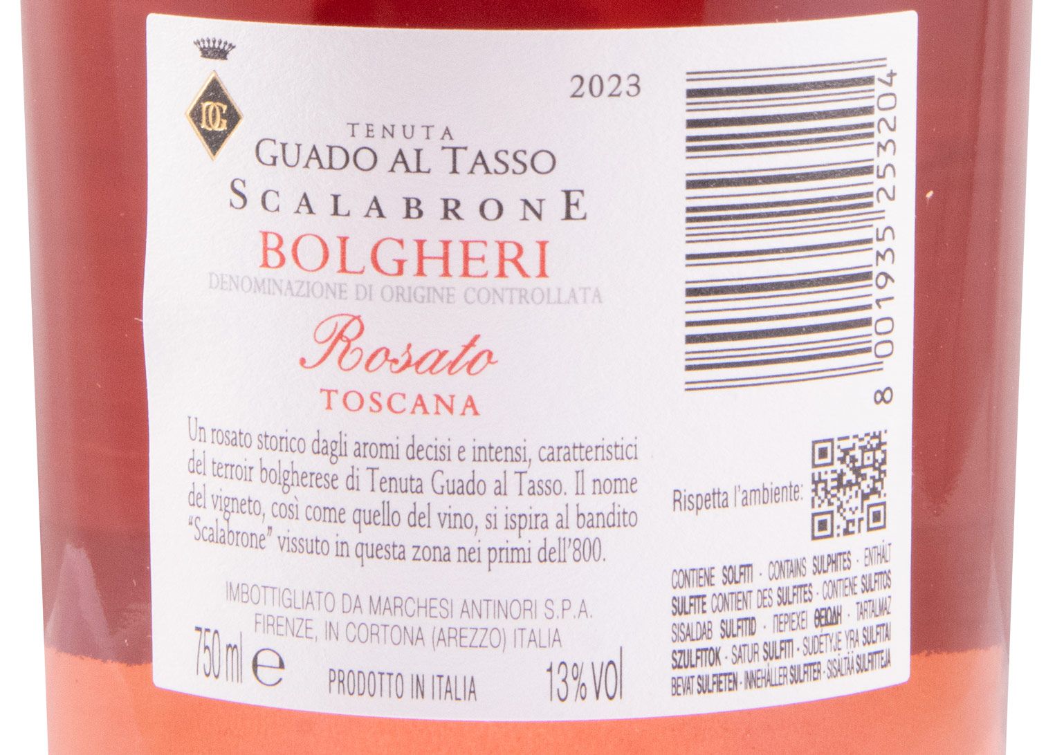 2023 Tenuta Guado al Tasso Scalabrone Bolgheri rosé