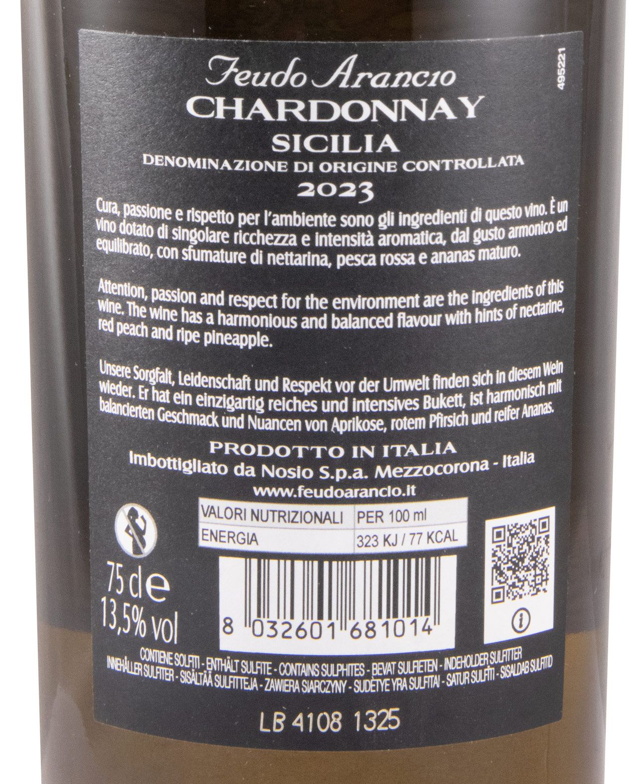 2023 Feudo Arancio Chardonnay white