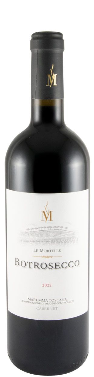 2022 Le Mortelle Botrosecco Maremma tinto (rótulo danificado)