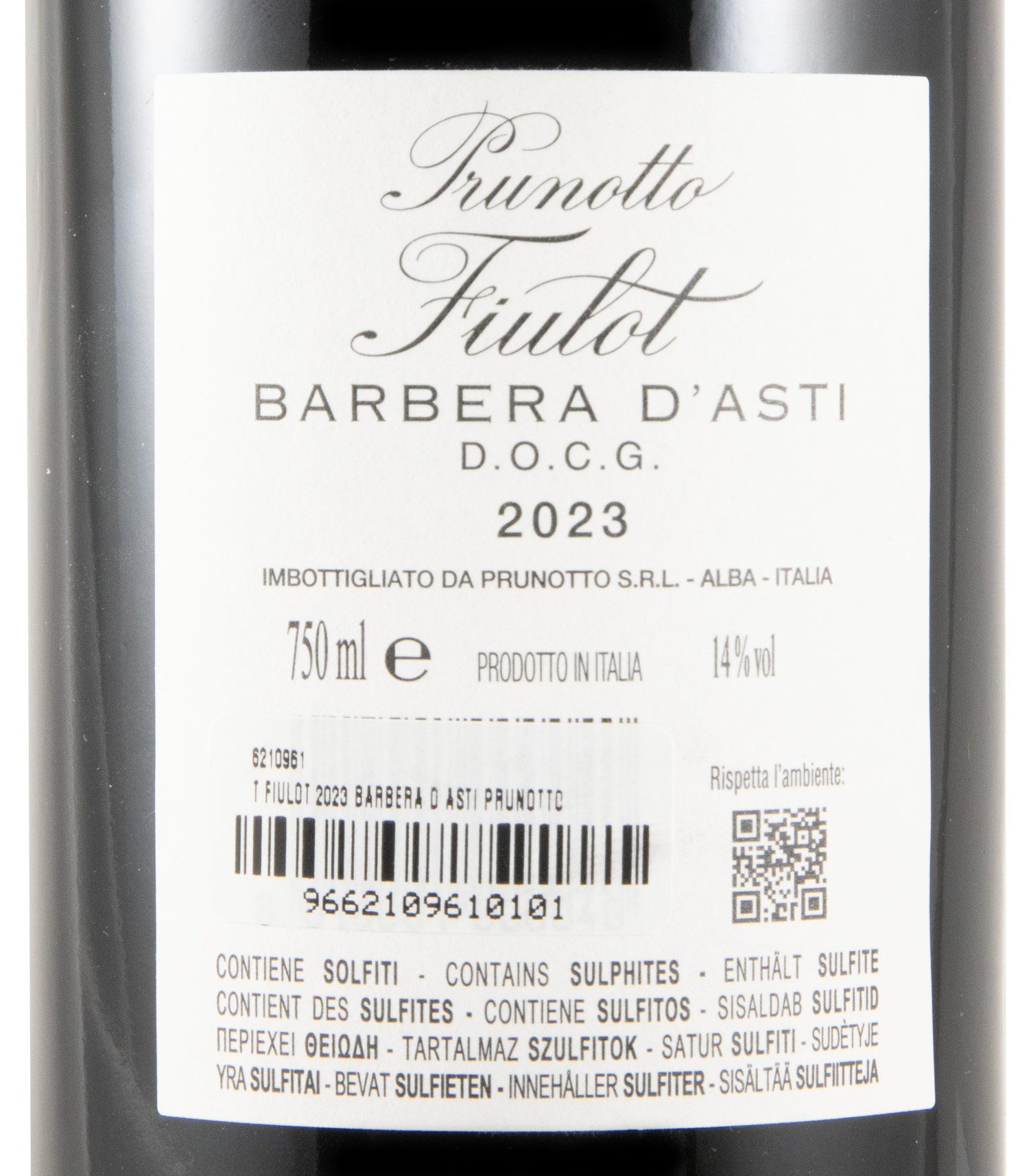 2023 Prunotto Fiulot Barbera d'Asti tinto
