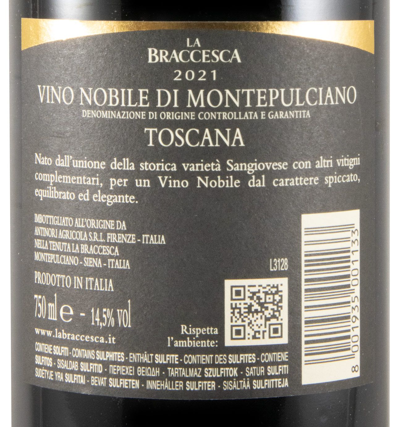 2021 La Braccesca Nobile di Montepulciano tinto