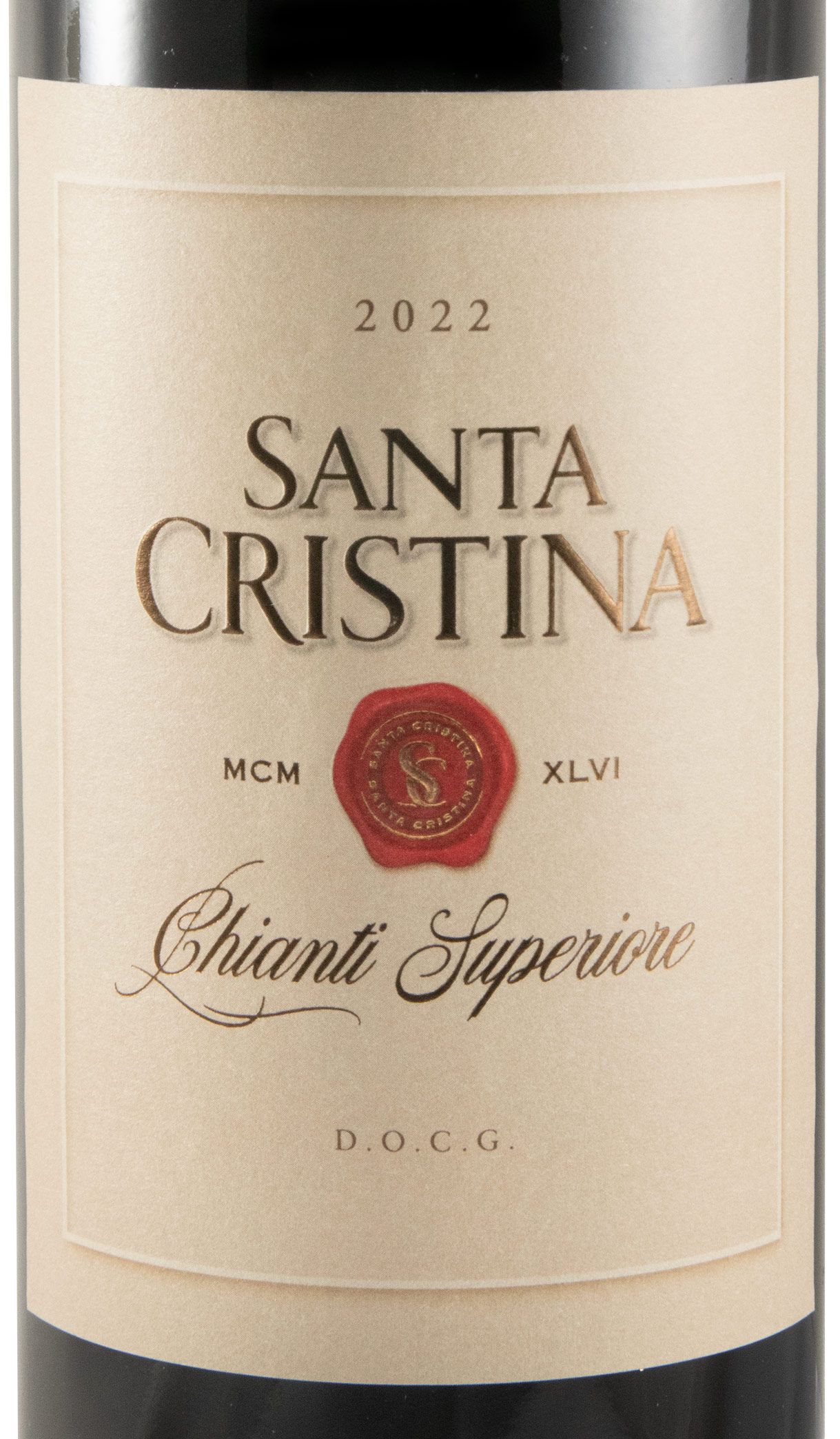 2022 Santa Cristina Chianti Superiore tinto (rótulo danificado)