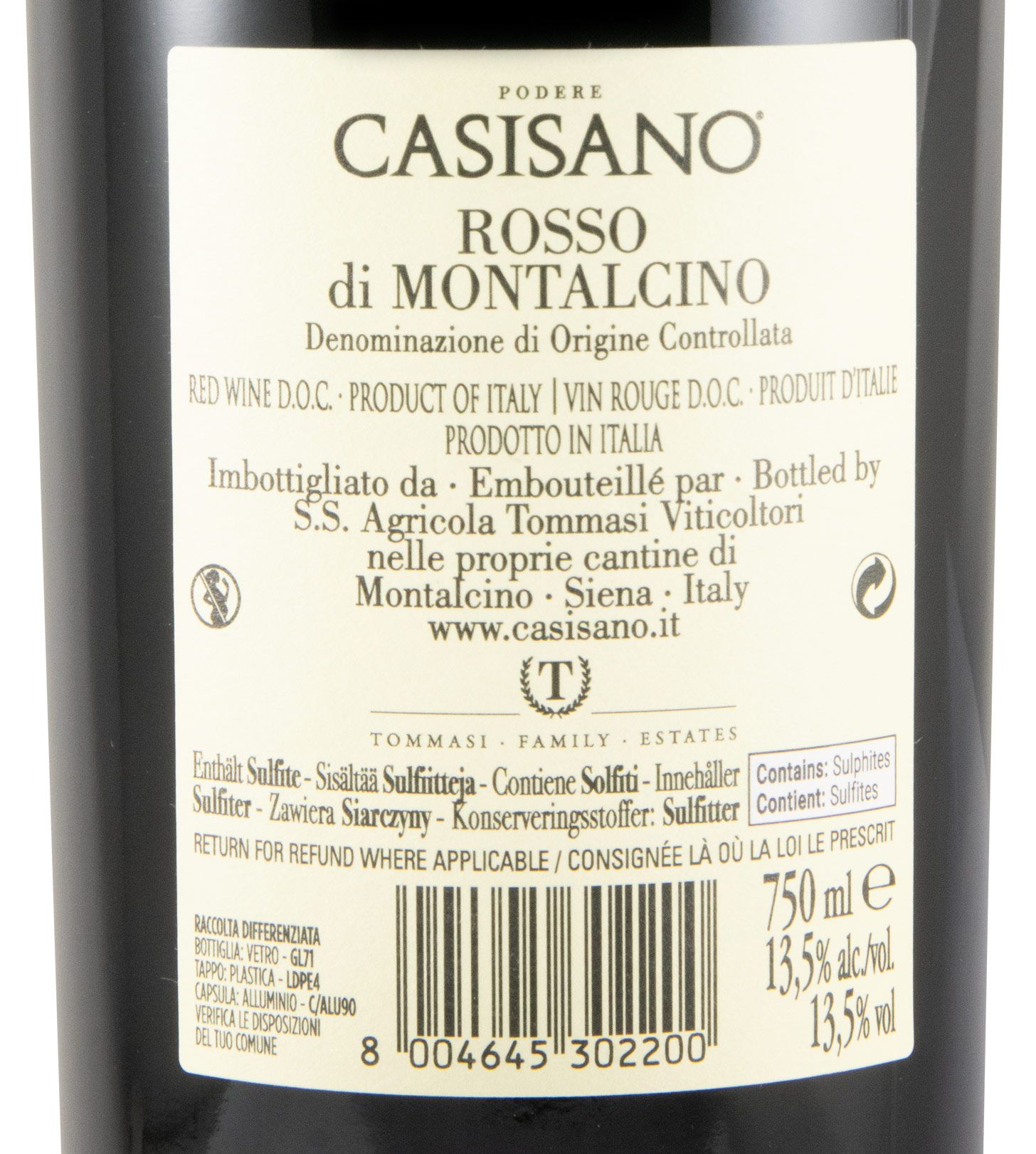 2022 Casisano Rosso di Montalcino tinto