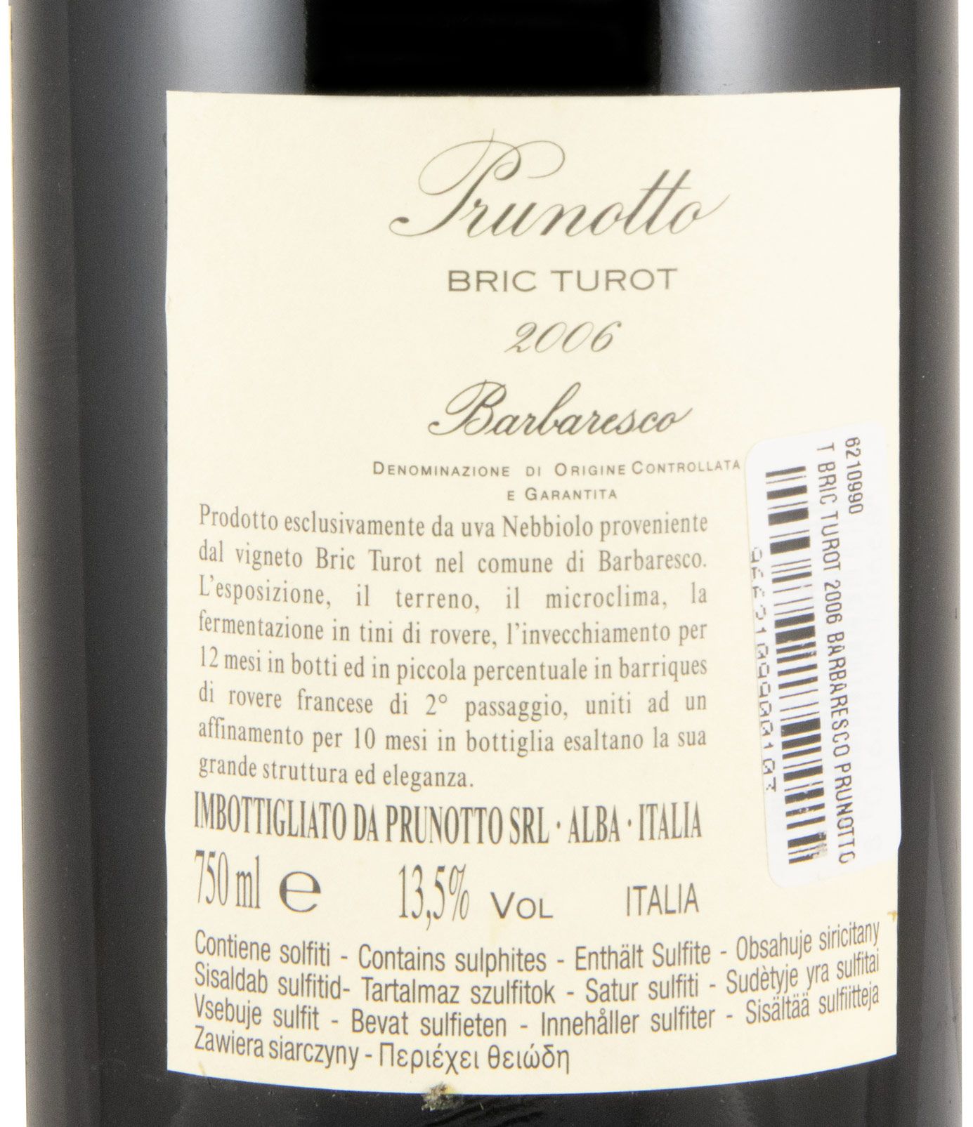 2006 Prunotto Bric Turot Barbaresco tinto