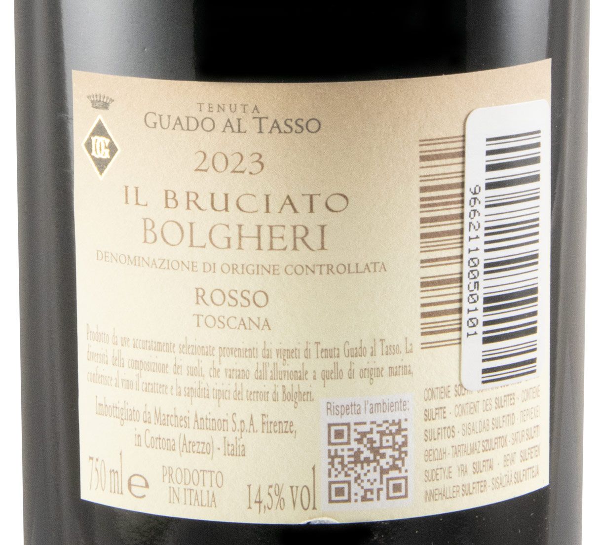 2023 Tenuta Guado al Tasso Il Bruciato Bolgheri tinto