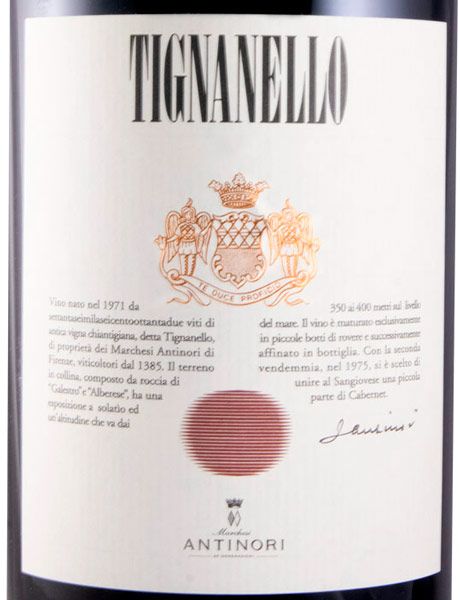 2008 Tignanello red 3L