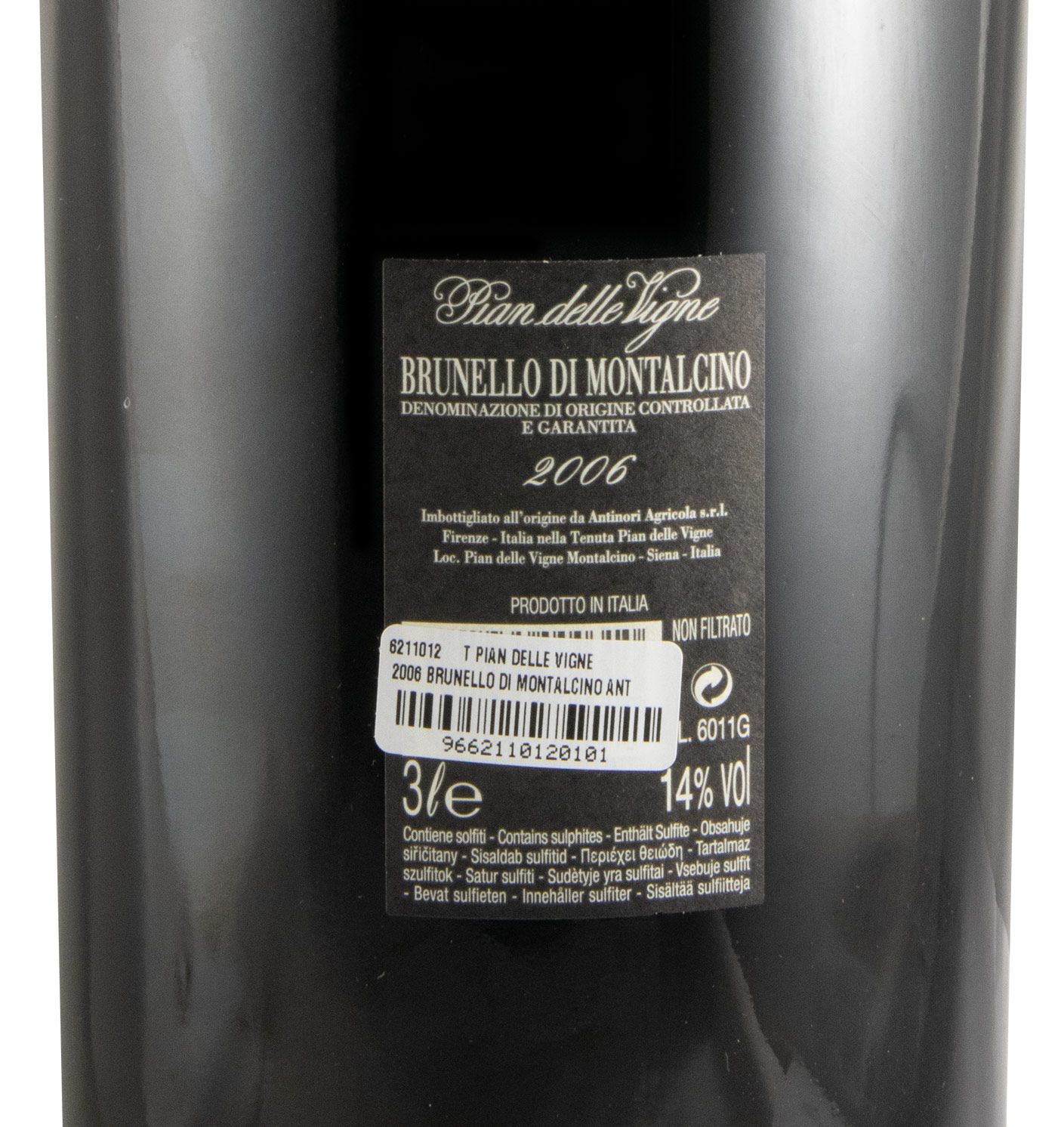 2006 Pian delle Vigne Brunello di Montalcino tinto 3L