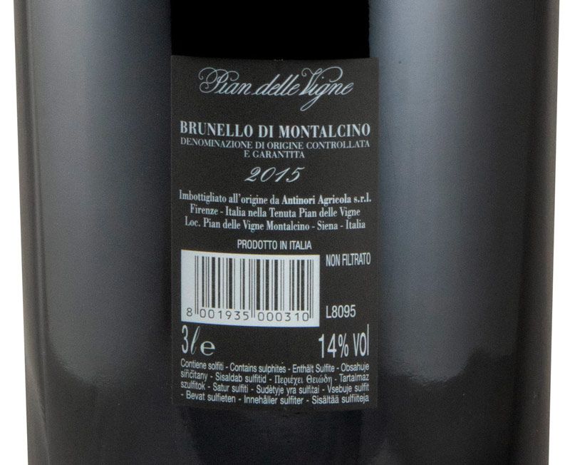 2015 Pian delle Vigne Brunello di Montalcino red 3L