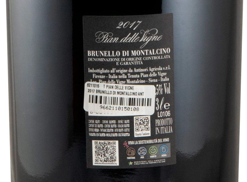 2017 Pian delle Vigne Brunello di Montalcino tinto 3L