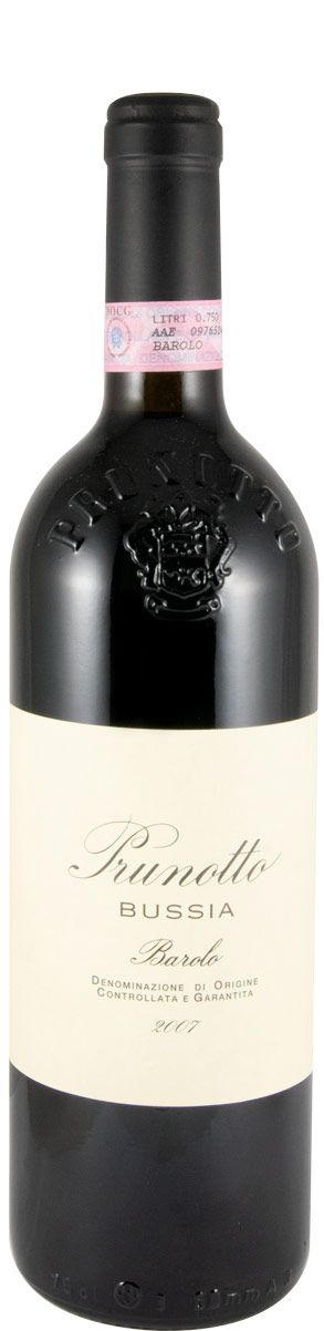 2007 Prunotto Bussia Barolo red
