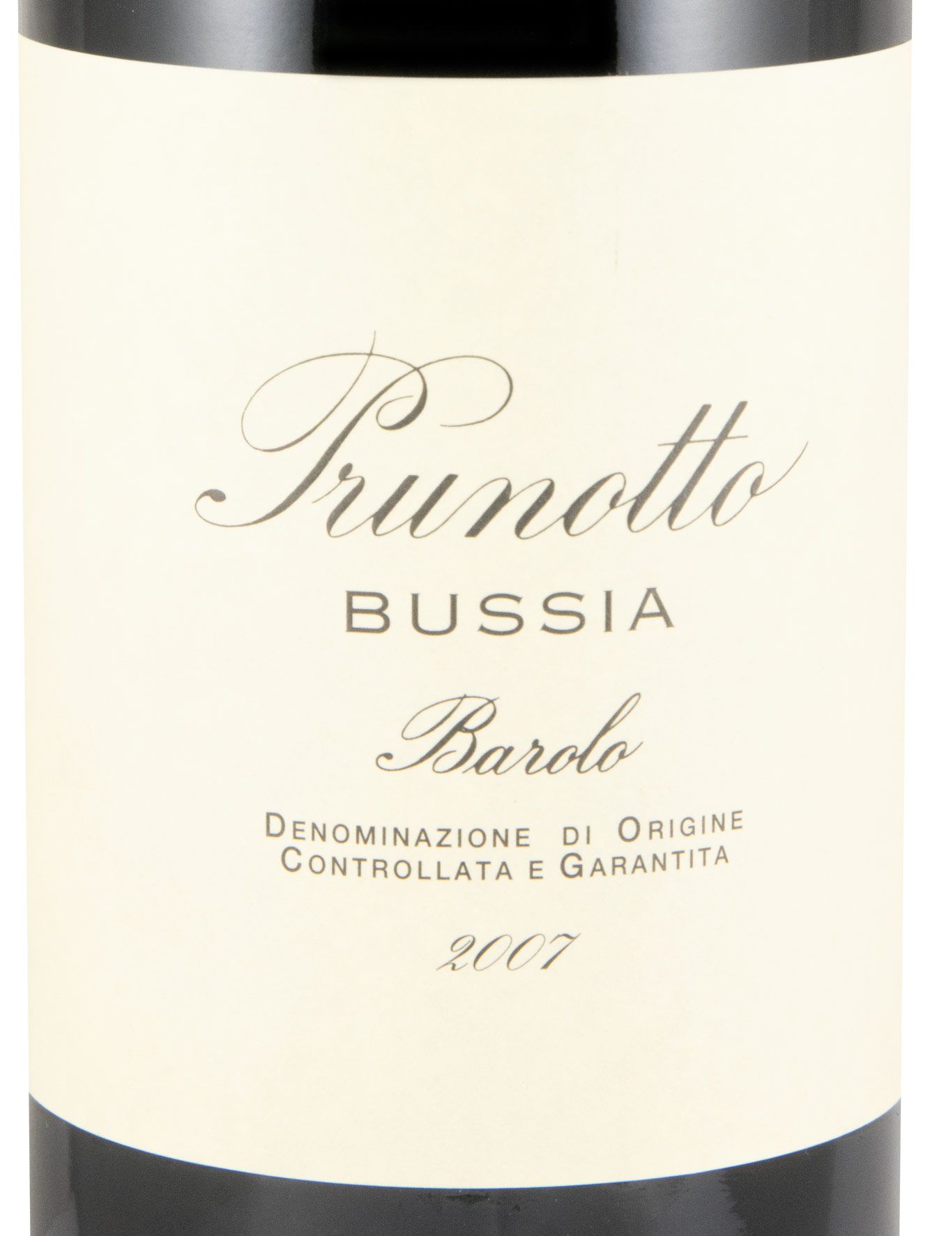 2007 Prunotto Bussia Barolo red