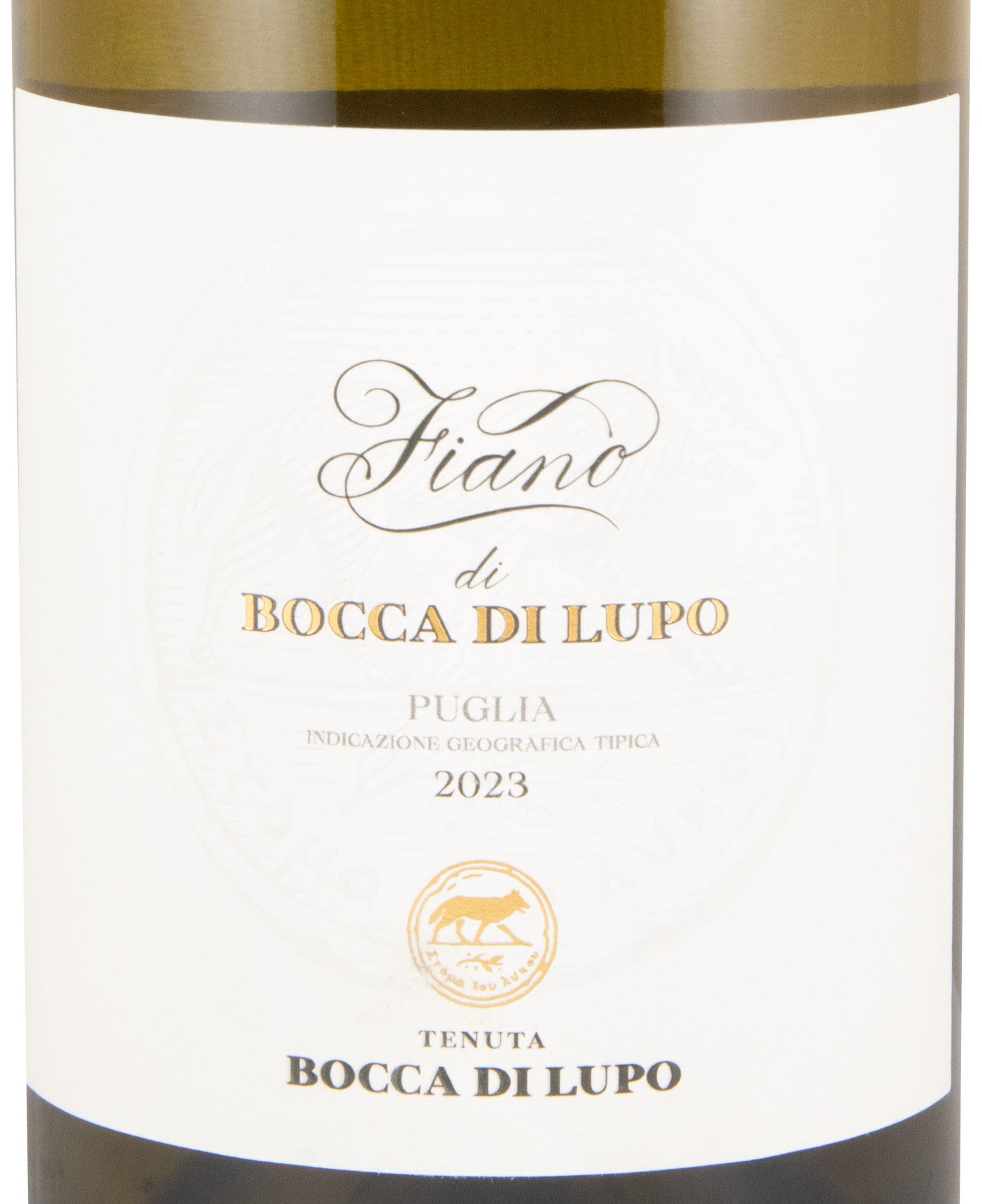 2023 Fiano di Bocca di Lupo biológico branco