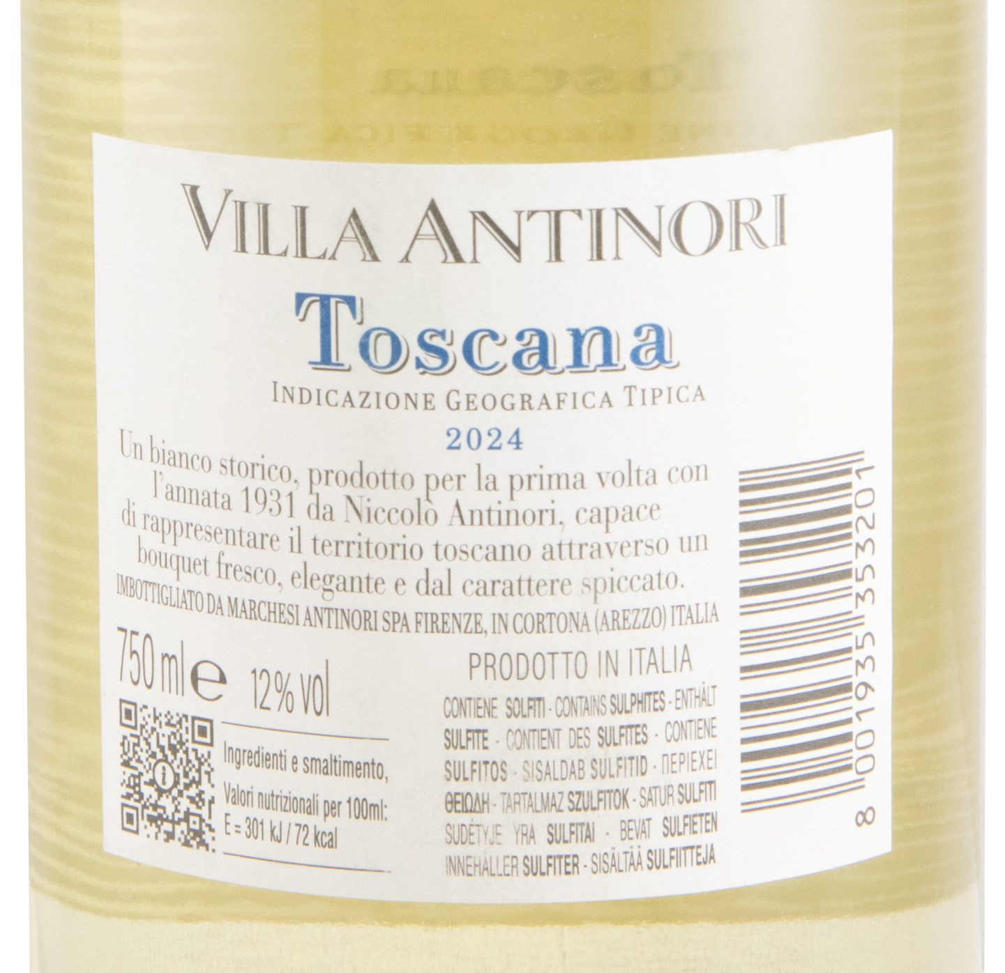 2024 Villa Antinori white