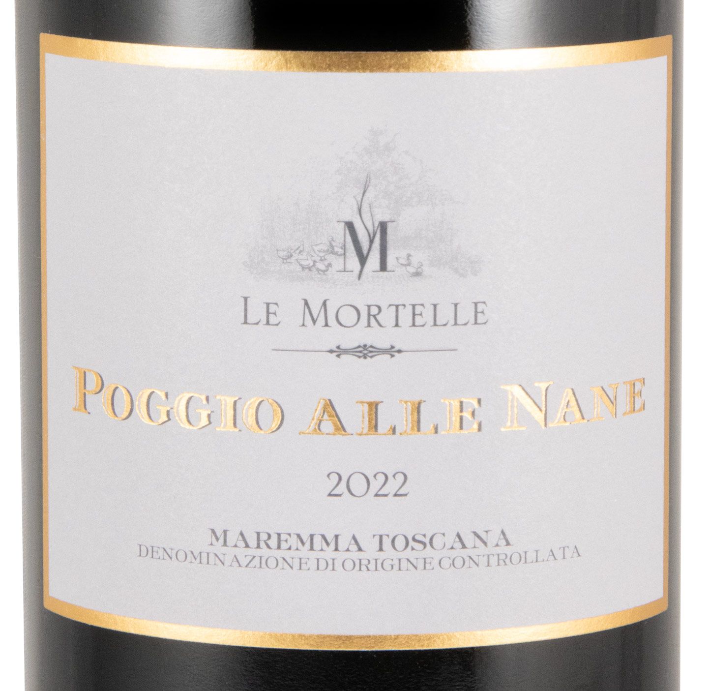 2022 Le Mortelle Poggio alle Nane Maremma Toscana tinto