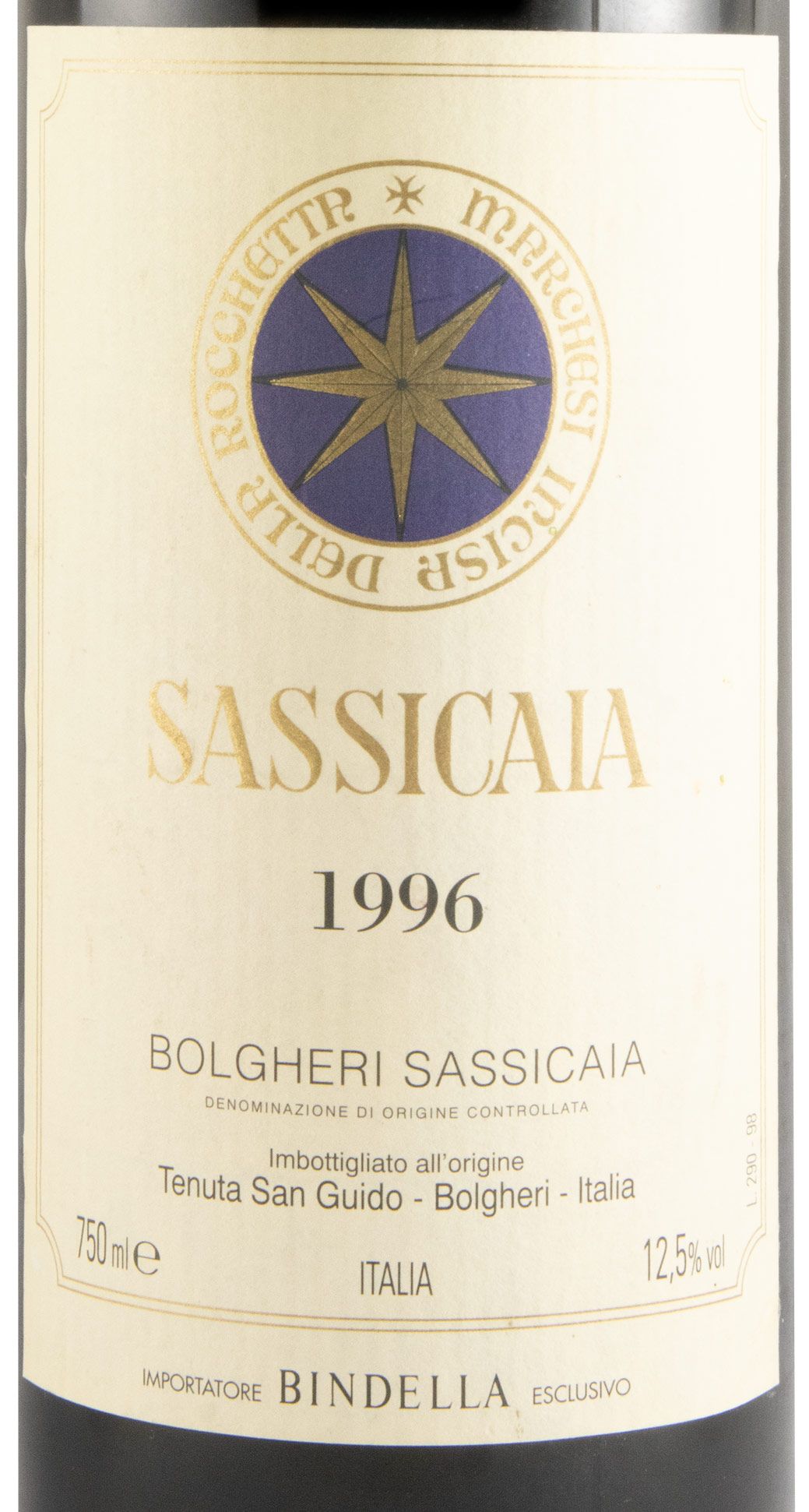 1996 Tenuta San Guido Sassicaia Bolgheri tinto