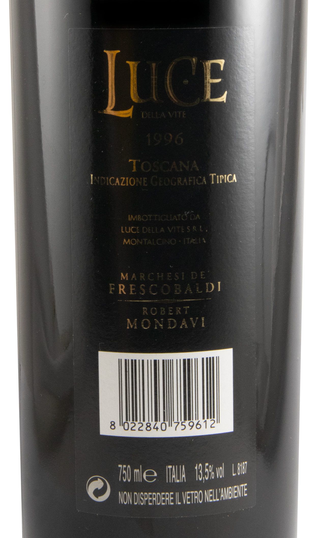 1996 Frescobaldi Luce Brunello di Montalcino tinto