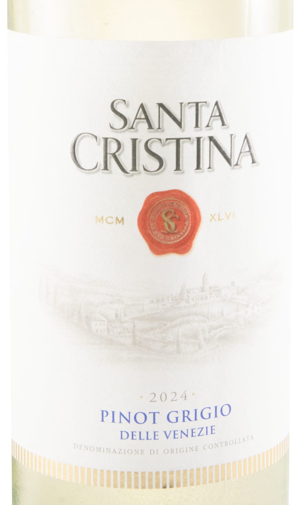 2024 Santa Cristina Pinot Grigio branco (rótulo danificado)