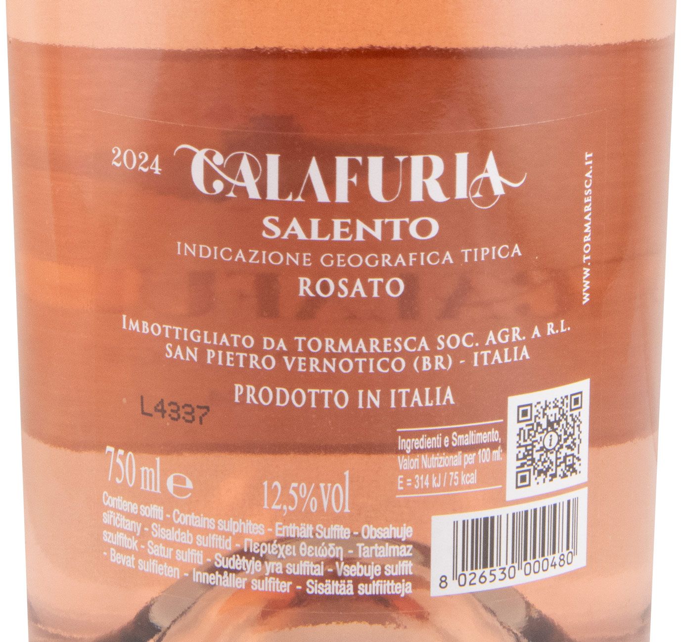 2024 Tormaresca Calafuria Salento rosé
