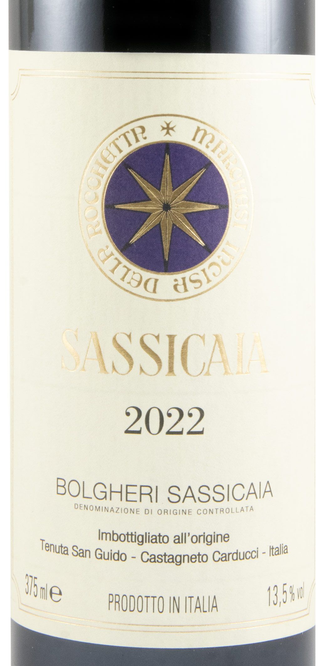 2022 Tenuta San Guido Sassicaia Bolgheri tinto 37,5cl