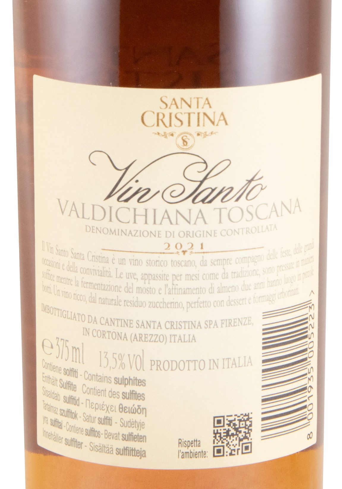 2021 Santa Cristina Vin Santo Valdichiana branco 37,5cl