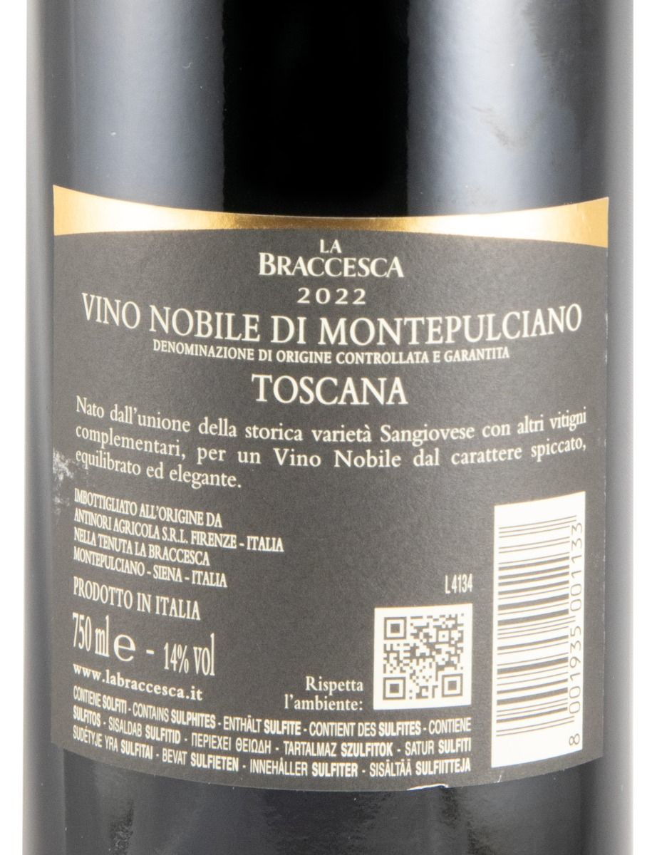 2022 La Braccesca Nobile di Montepulciano tinto
