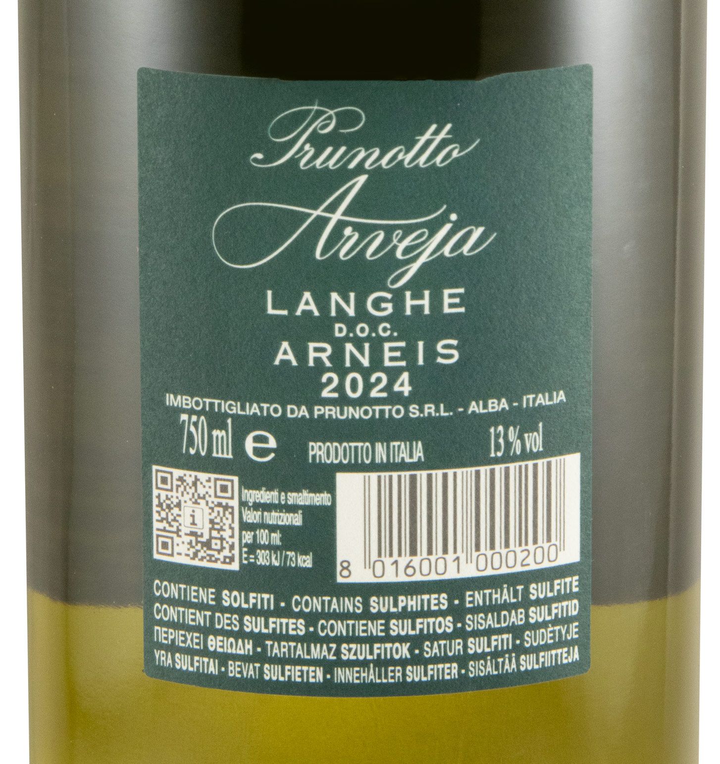 2024 Prunotto Arveja Langhe Arneis branco