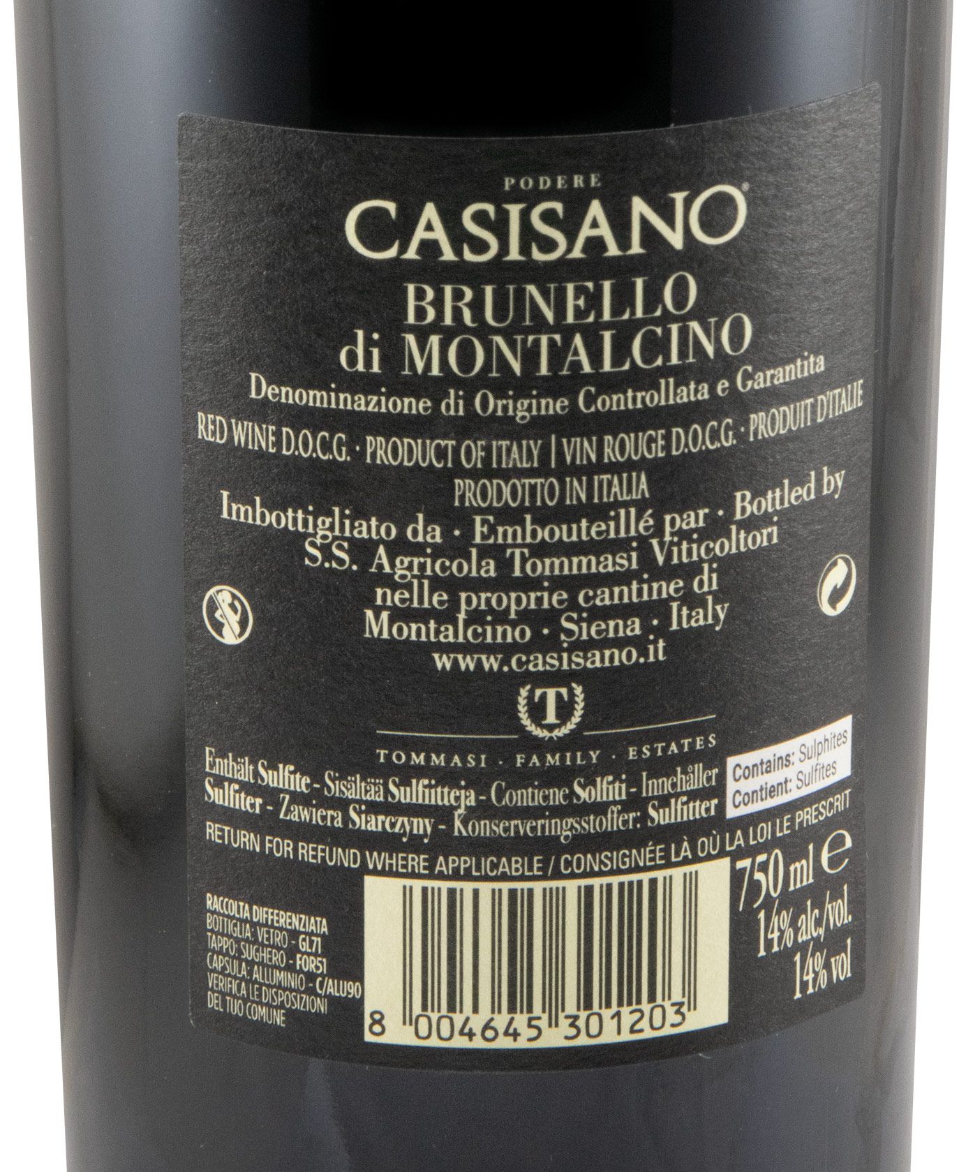 2019 Casisano Brunello di Montalcino tinto