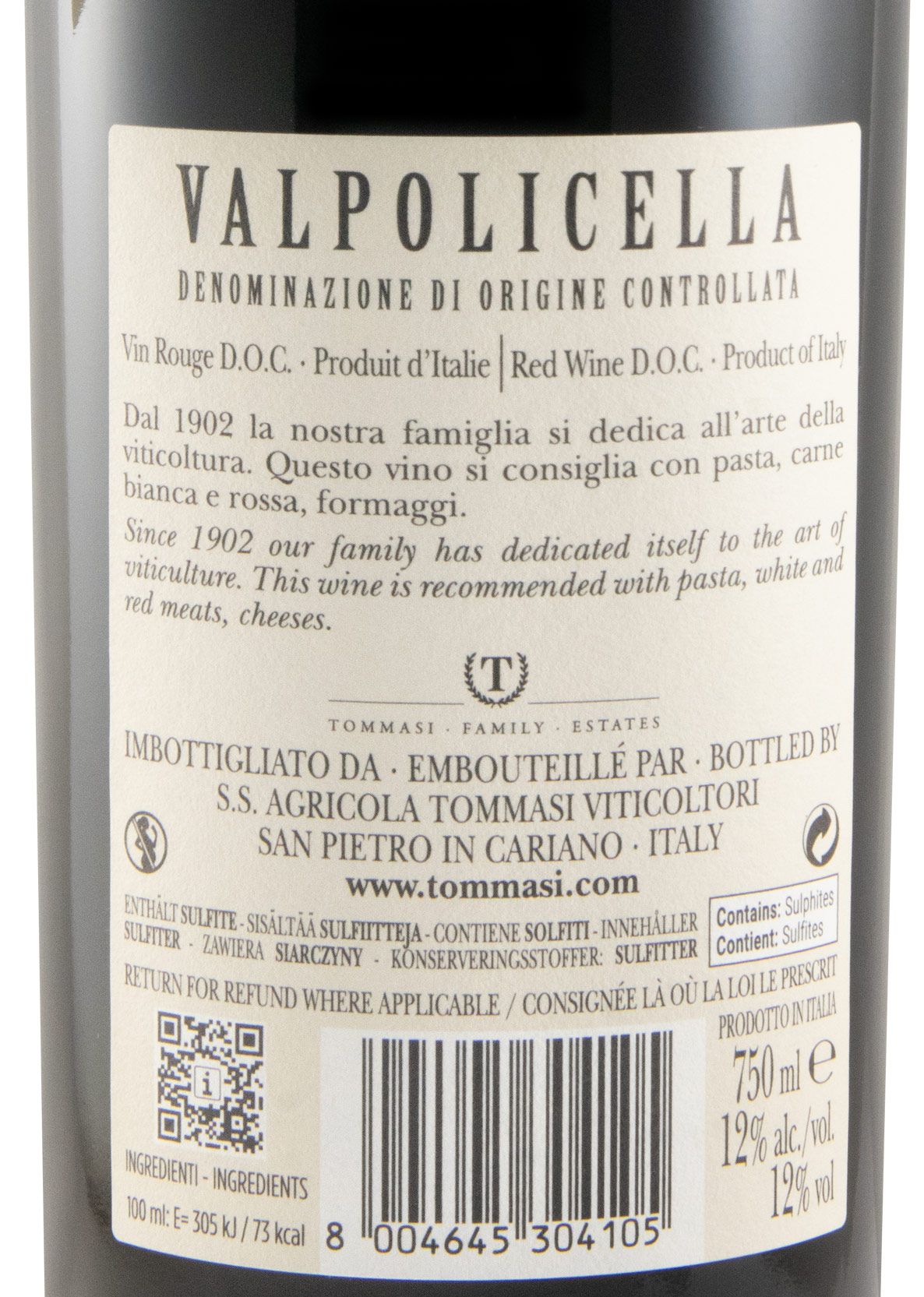 2024 Tommasi Valpolicella red