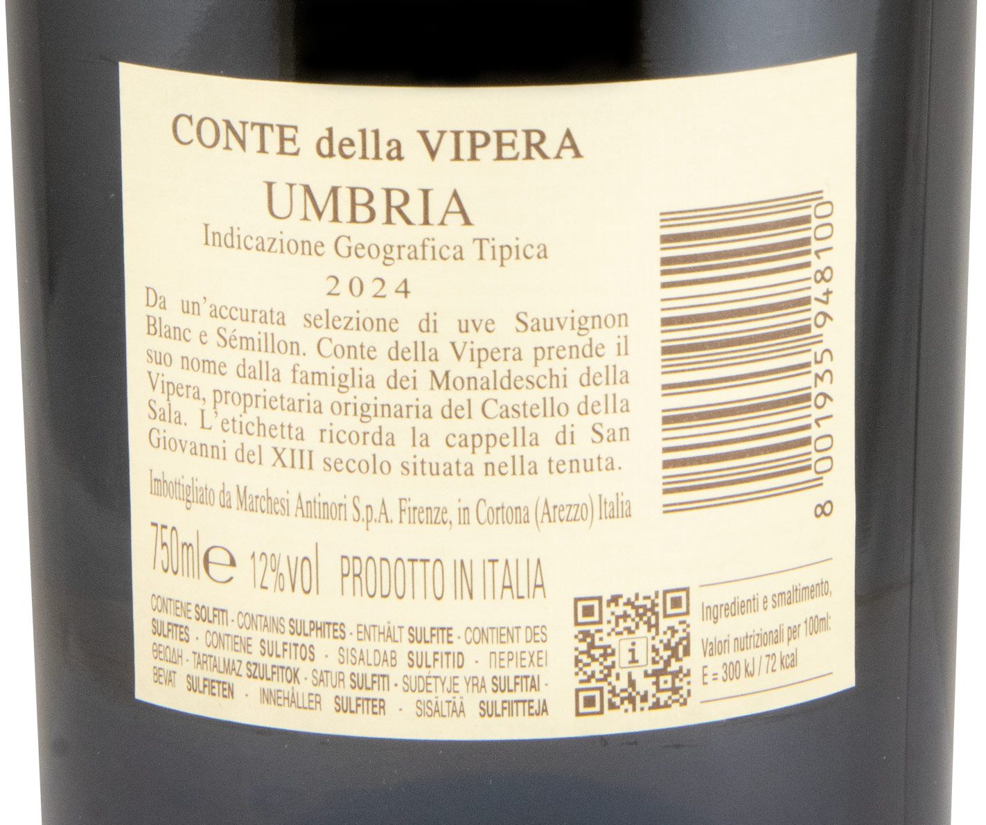 2024 Castello della Sala Conte della Vipera white