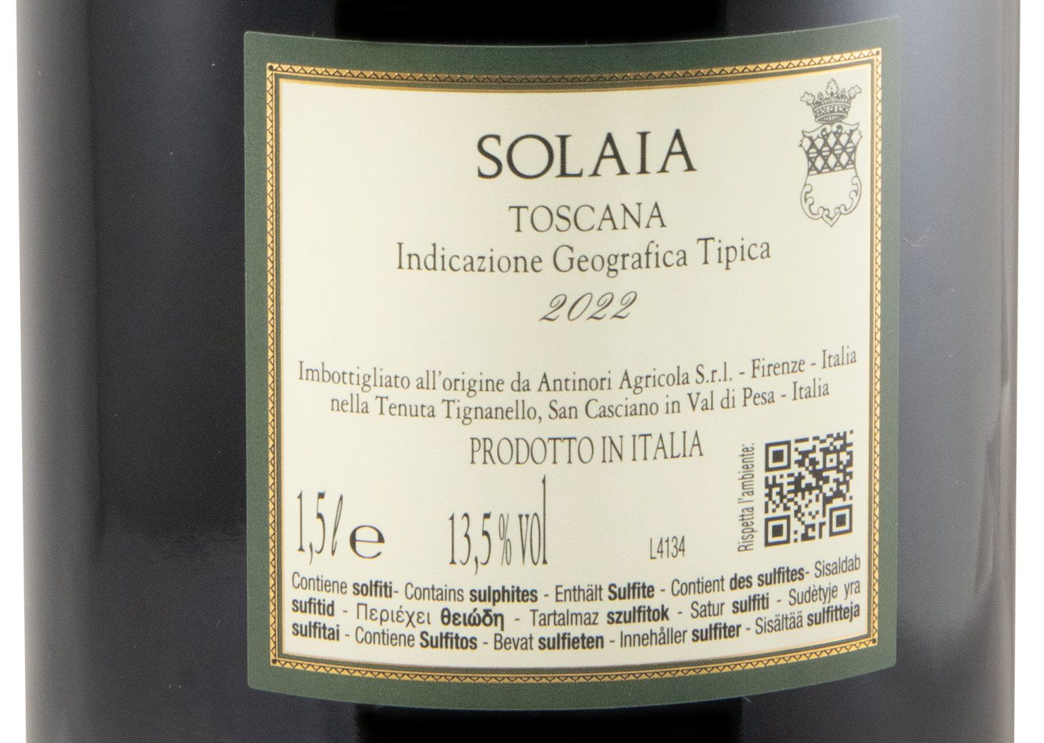 2022 Solaia tinto 1,5L