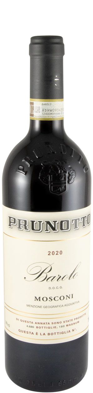 2020 Prunotto Mosconi Barolo tinto