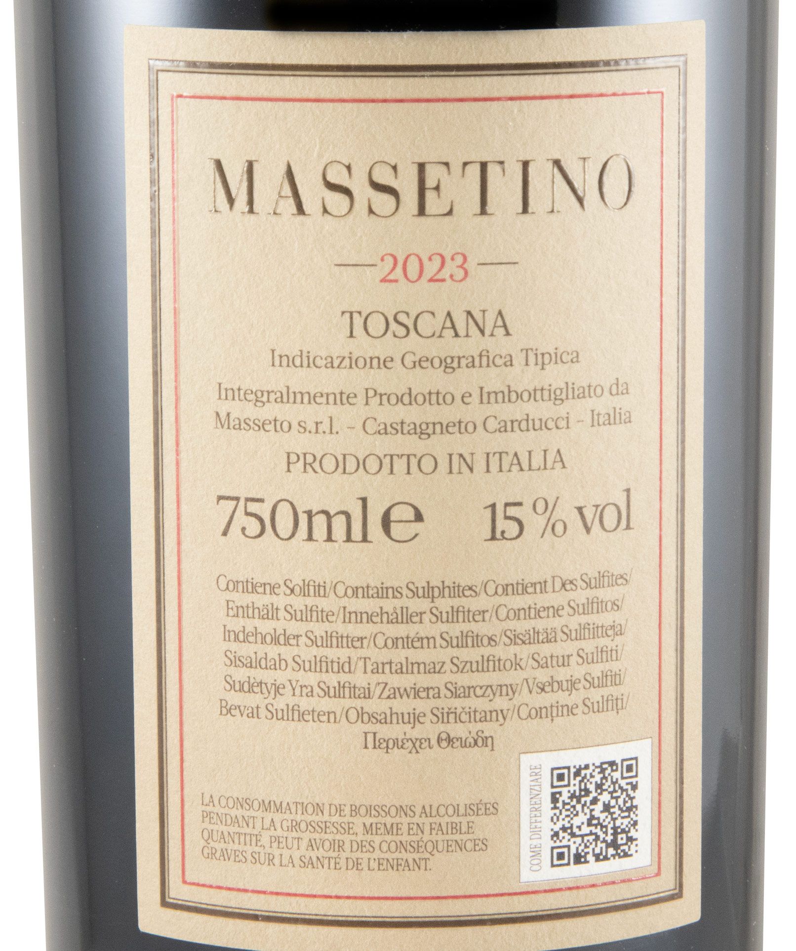 2023 Masseto Massetino tinto