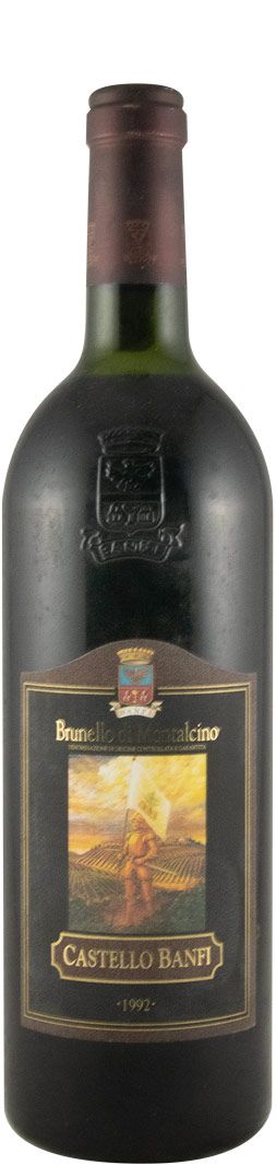 1992 Castello Banfi Brunello di Montalcino red