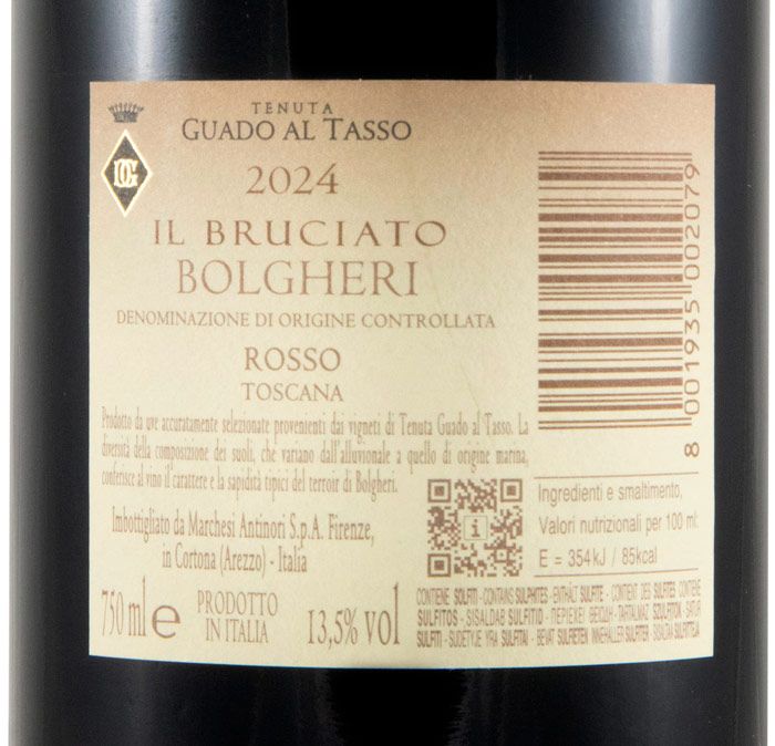 2024 Tenuta Guado al Tasso Il Bruciato Bolgheri tinto