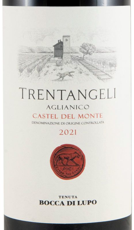2021 Tormaresca Trentangeli Castel del Monte biológico tinto