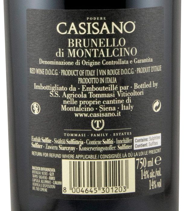2020 Casisano Brunello di Montalcino red