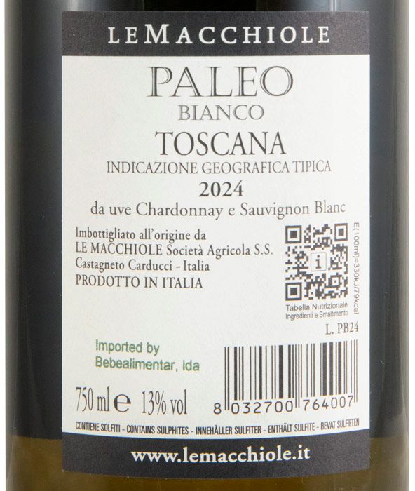 2024 Le Macchiole Paleo branco