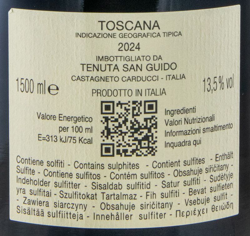 2024 Tenuta San Guido Guidalberto Toscana tinto 1,5L