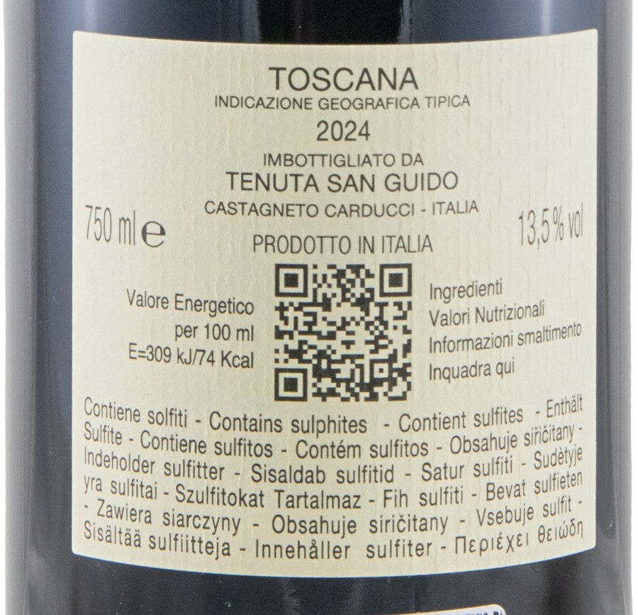 2024 Tenuta San Guido Le Difese Toscana tinto