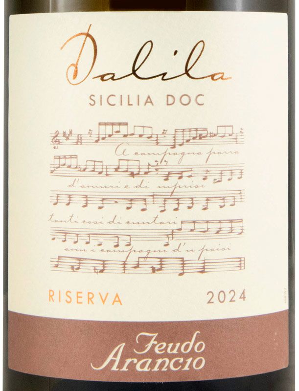 2024 Feudo Arancio Dalila Riserva branco