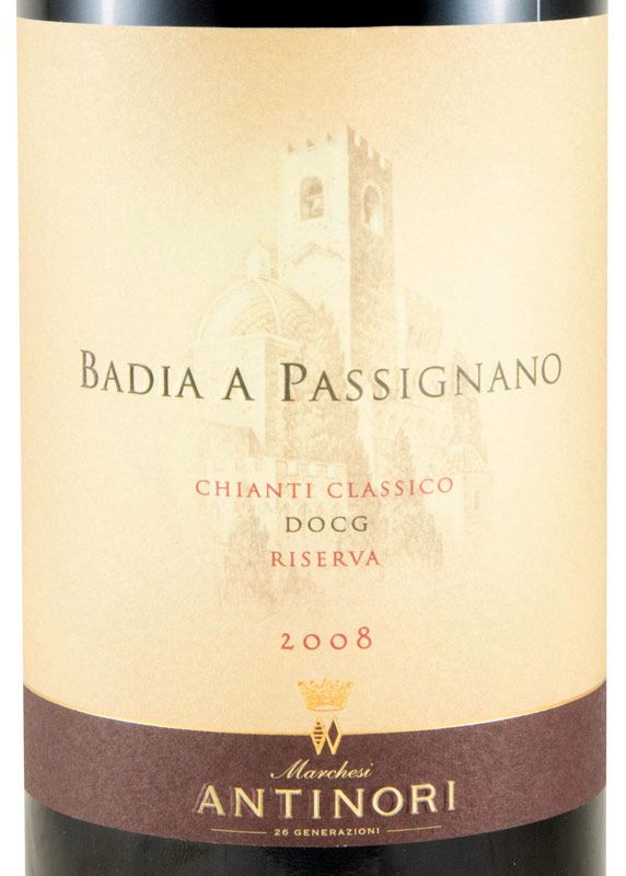 2008 Badia a Passignano Chianti Classico Riserva tinto