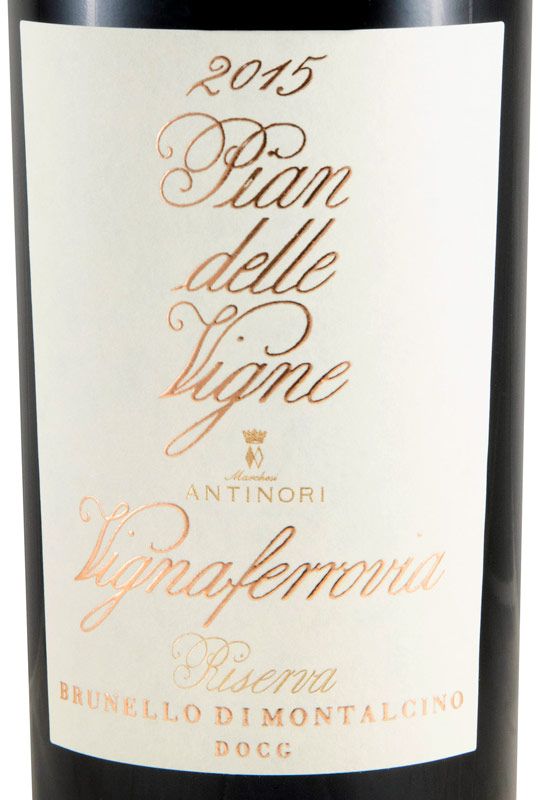 2015 Pian delle Vigne Vignaferrovia Riserva Brunello di Montalcino tinto