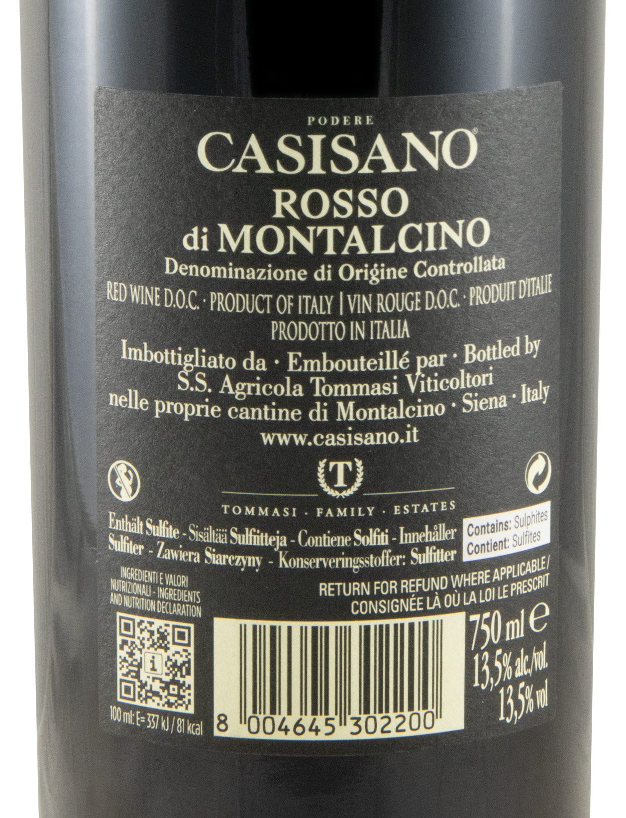 2024 Casisano Rosso di Montalcino red