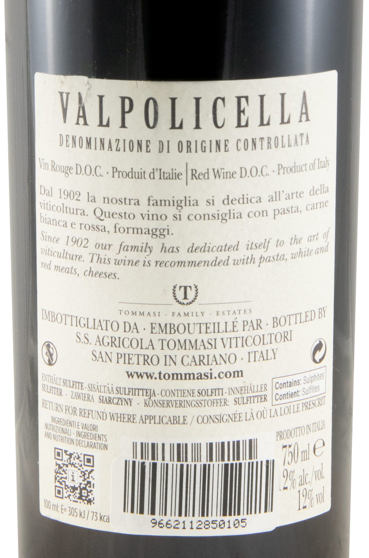 2025 Tommasi Valpolicella tinto