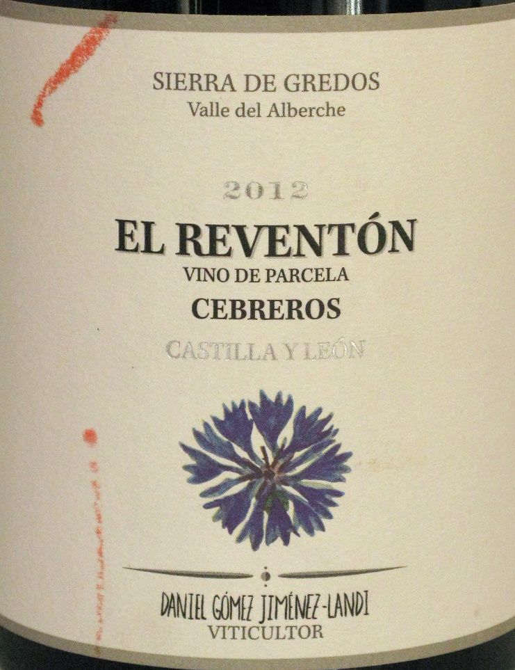 2012 Bodegas Daniel Gómez Jiménez-Landi El Reventón tinto