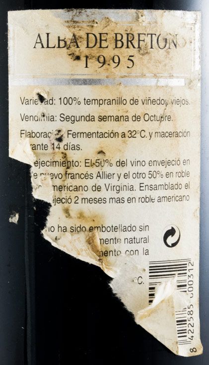 1995 Alba Bretón Rioja red 1.5L
