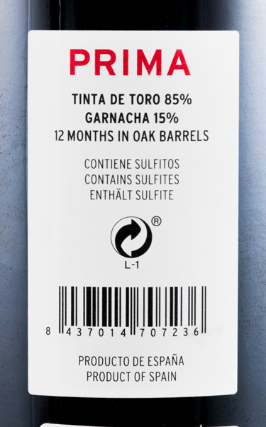 2014 Prima Toro tinto