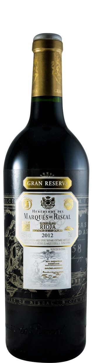 2012 Marqués de Riscal Gran Reserva Rioja tinto