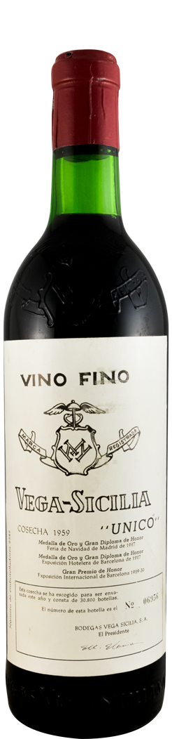 1959 Vega-Sicilia Unico Ribera del Duero red